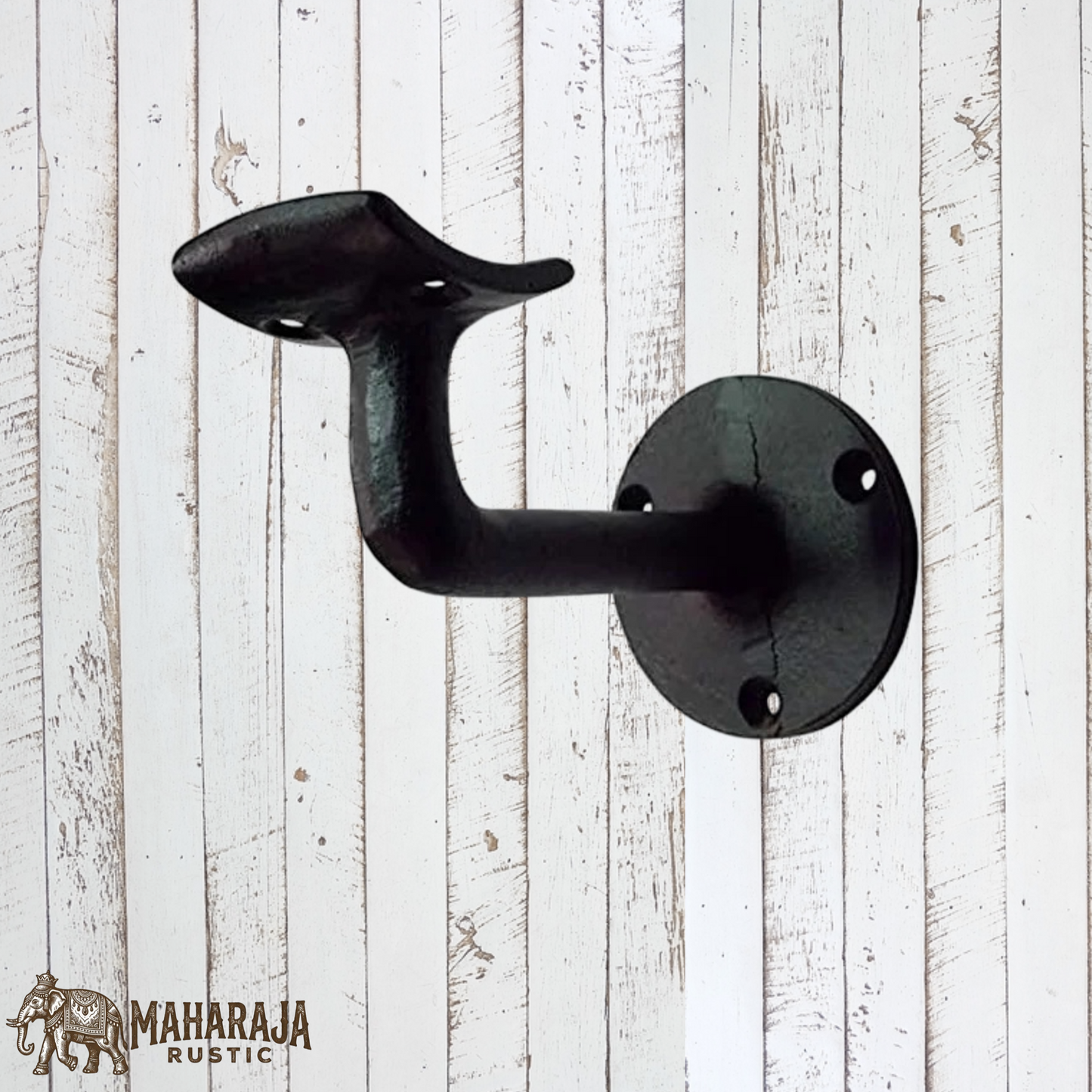 Wrought Iron Rail (stair) Bracket Curved seat (MAJ-863)