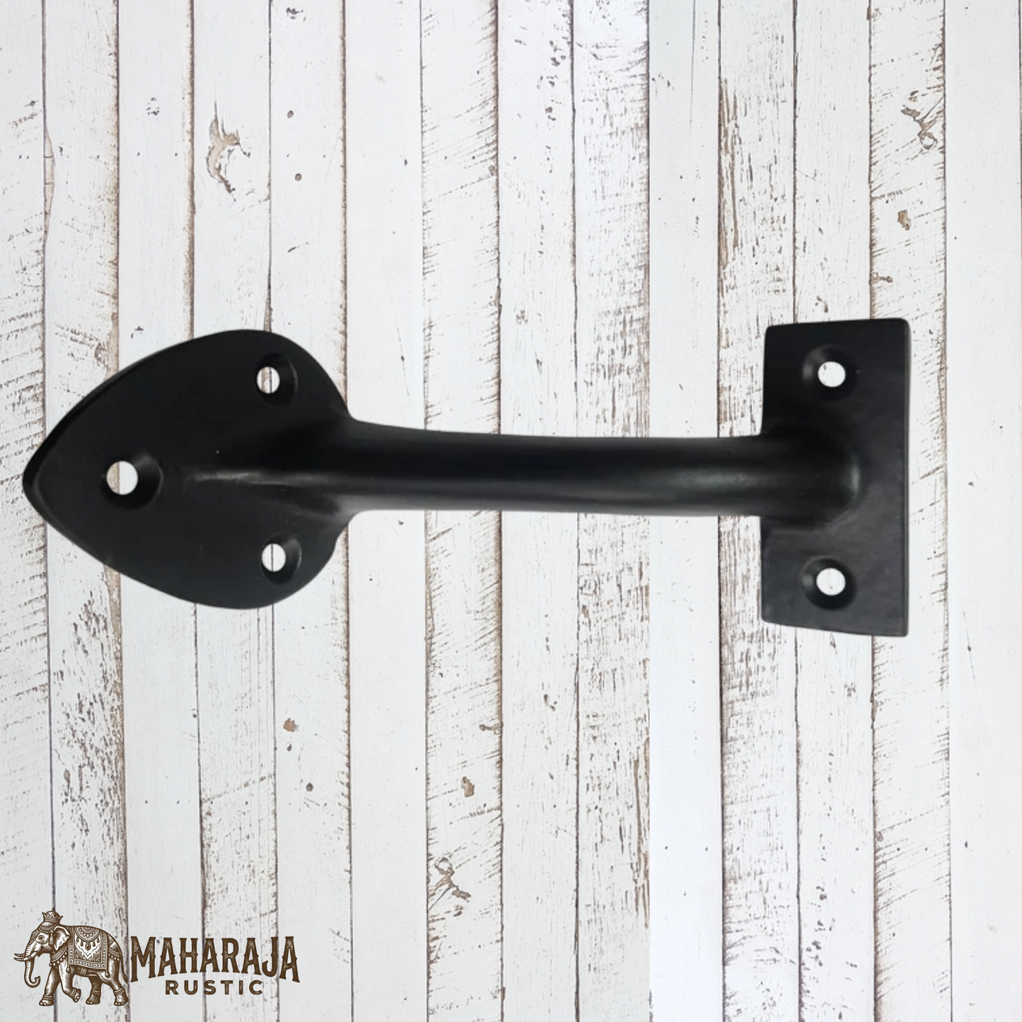 Spear Wrought Iron Rail (stair) Bracket Flat seat (MAJ-865)