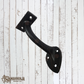 Spear Wrought Iron Rail (stair) Bracket Flat seat (MAJ-865)