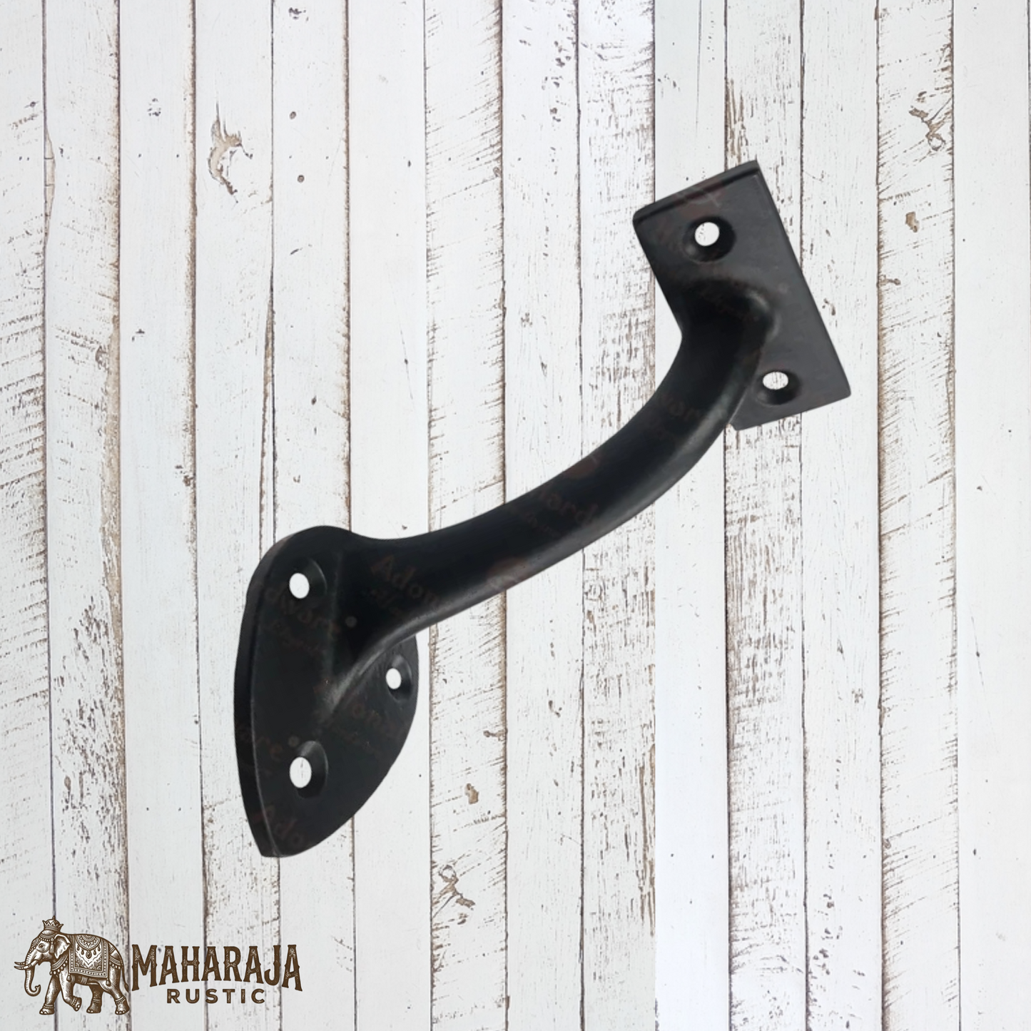 Spear Wrought Iron Rail (stair) Bracket Flat seat (MAJ-865)