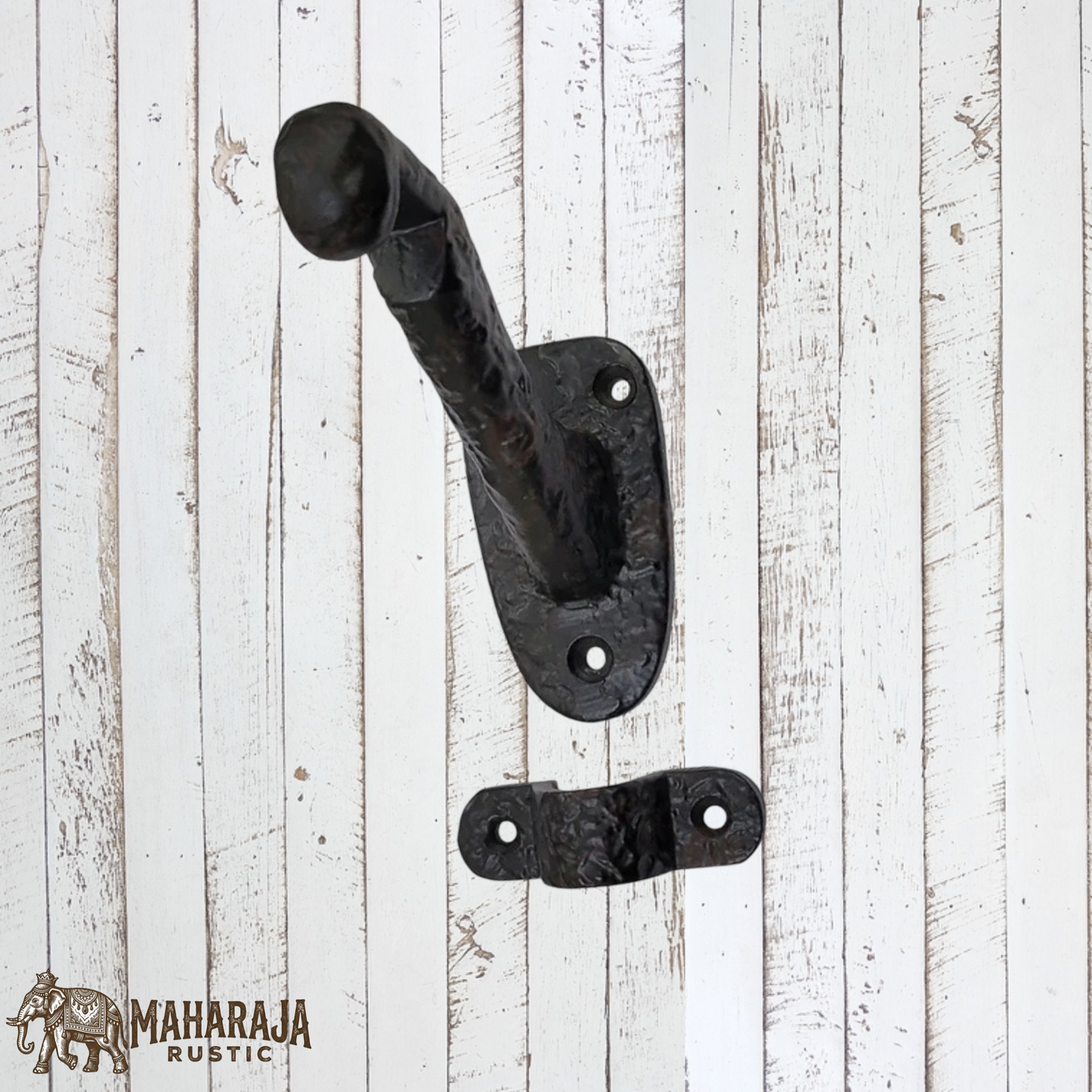 2 Piece Cast Iron Rail (stair) Bracket Flat seat (MAJ-866)