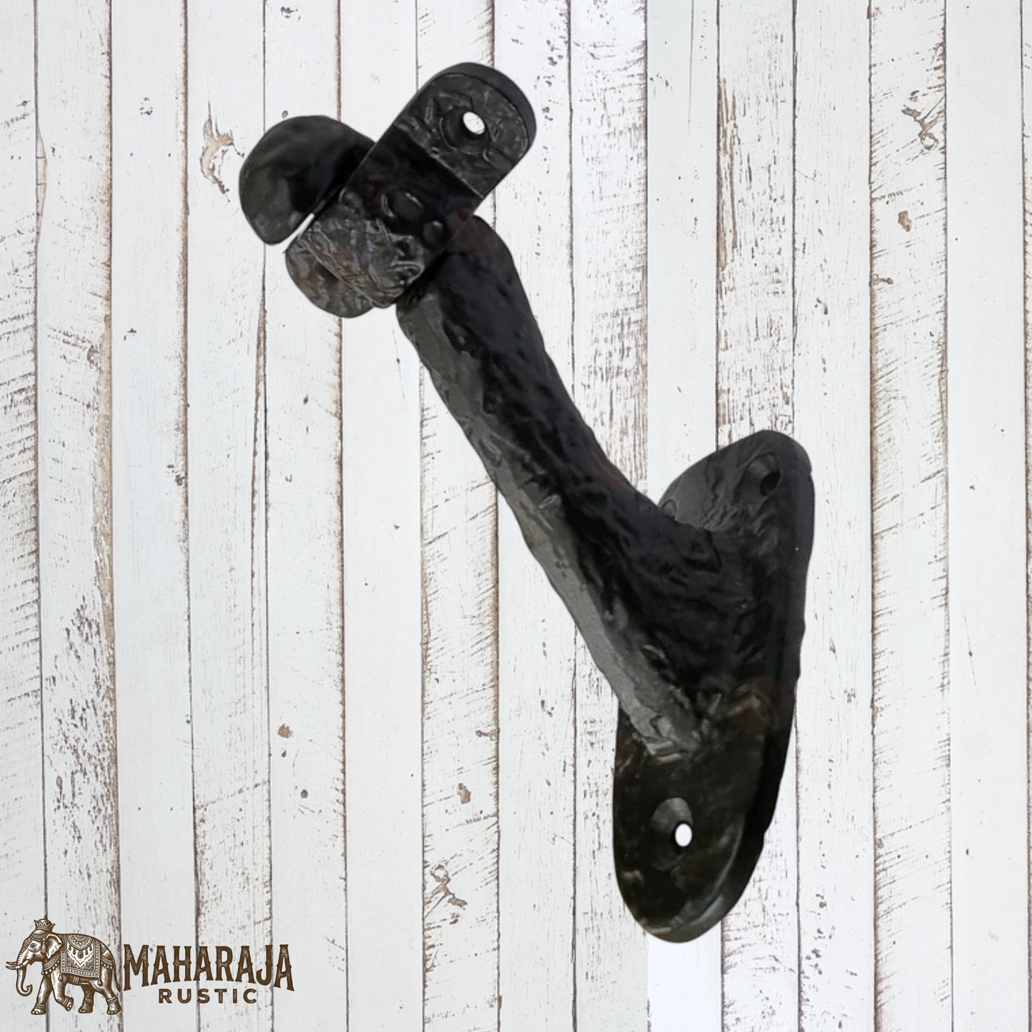 2 Piece Cast Iron Rail (stair) Bracket Flat seat (MAJ-866)
