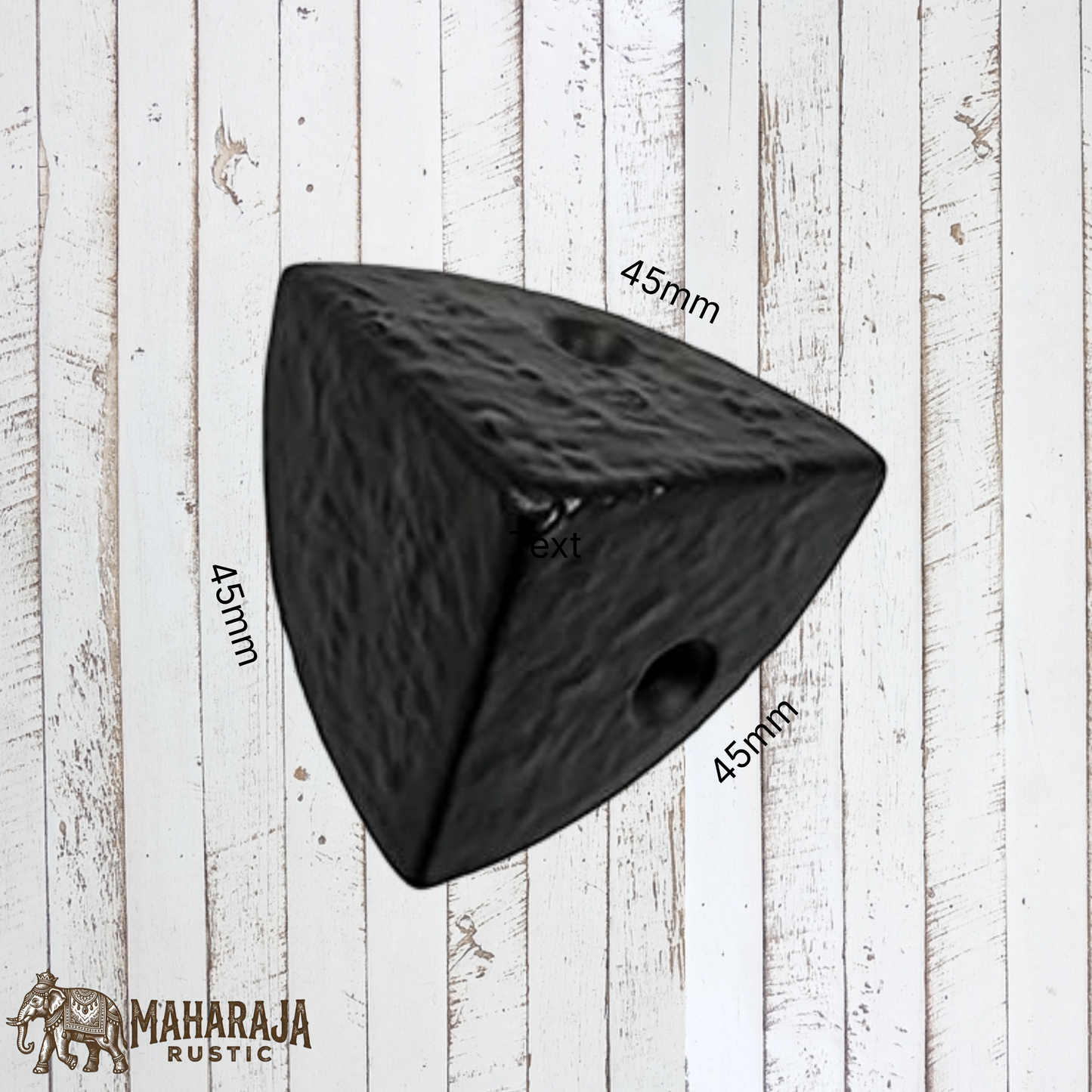 cast iron 3 way corner (set of 4) 45mm x 32mm (MAJ-878)