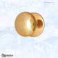 Classic Solid Polished Brass With back plate Cabinet knob 32mm dia (MAJ-875/32)