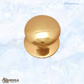 Classic Solid Polished Brass With back plate Cabinet knob 32mm dia (MAJ-875/32)