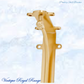 Regal Brushed Tubular Brass PANTRY Shelf bracket 150mm x 80mm