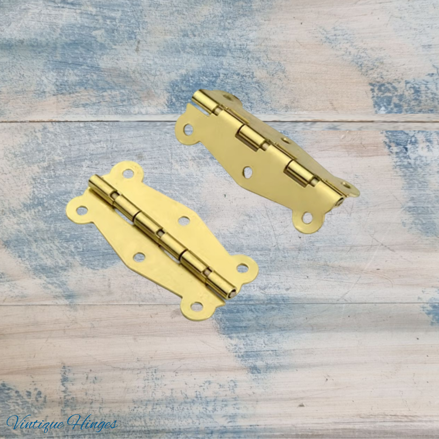 XL Antique look Silver Elizabeth hinge 48mm high