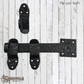 Cast Iron gate Flip latch 230mm long (MAJ876)