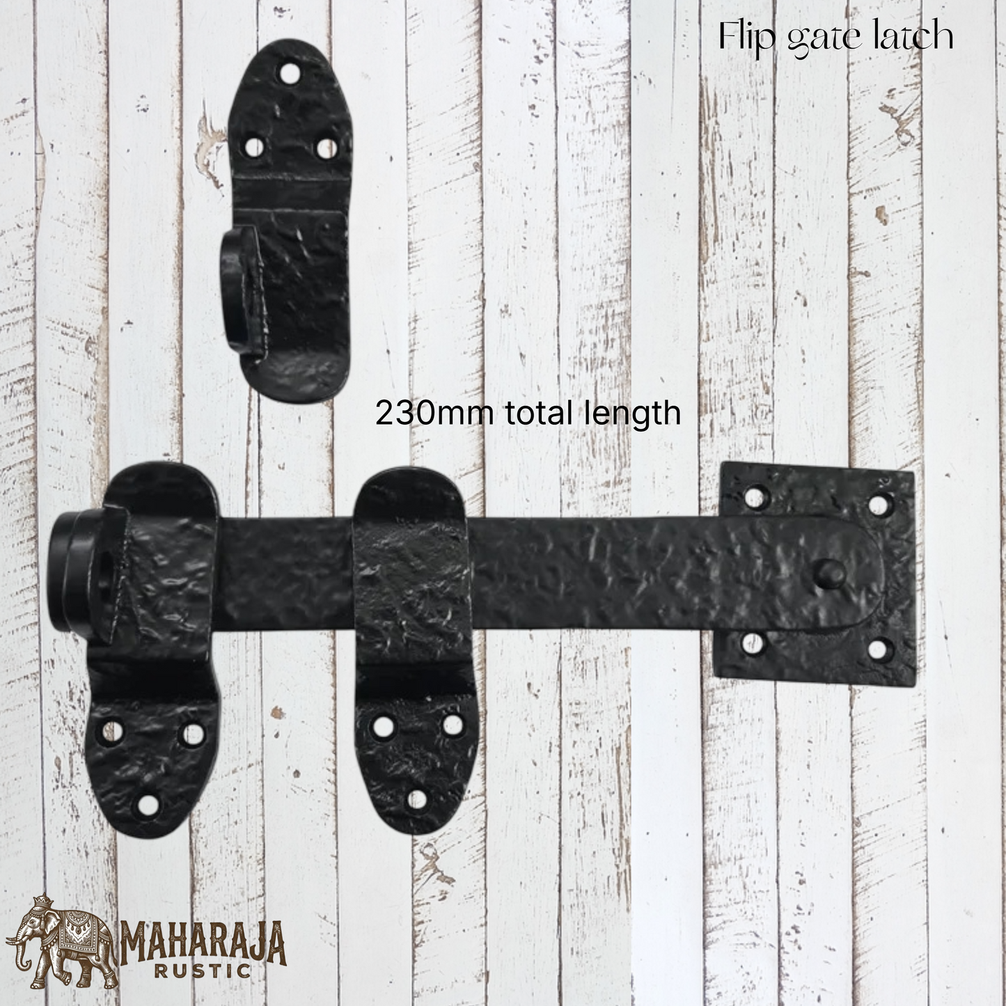 Cast Iron gate Flip latch 230mm long (MAJ876)