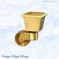Square Cup Brass castor wheel -32mm wheel- 65mm high