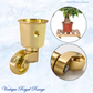 Round Cup Brass castor wheel -25mm wheel- 37mm cup
