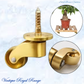 Screw fix Brass castor wheel -22mm wheel- 57mm