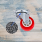 Red Urethane swivel castor wheel -50mm wheel
