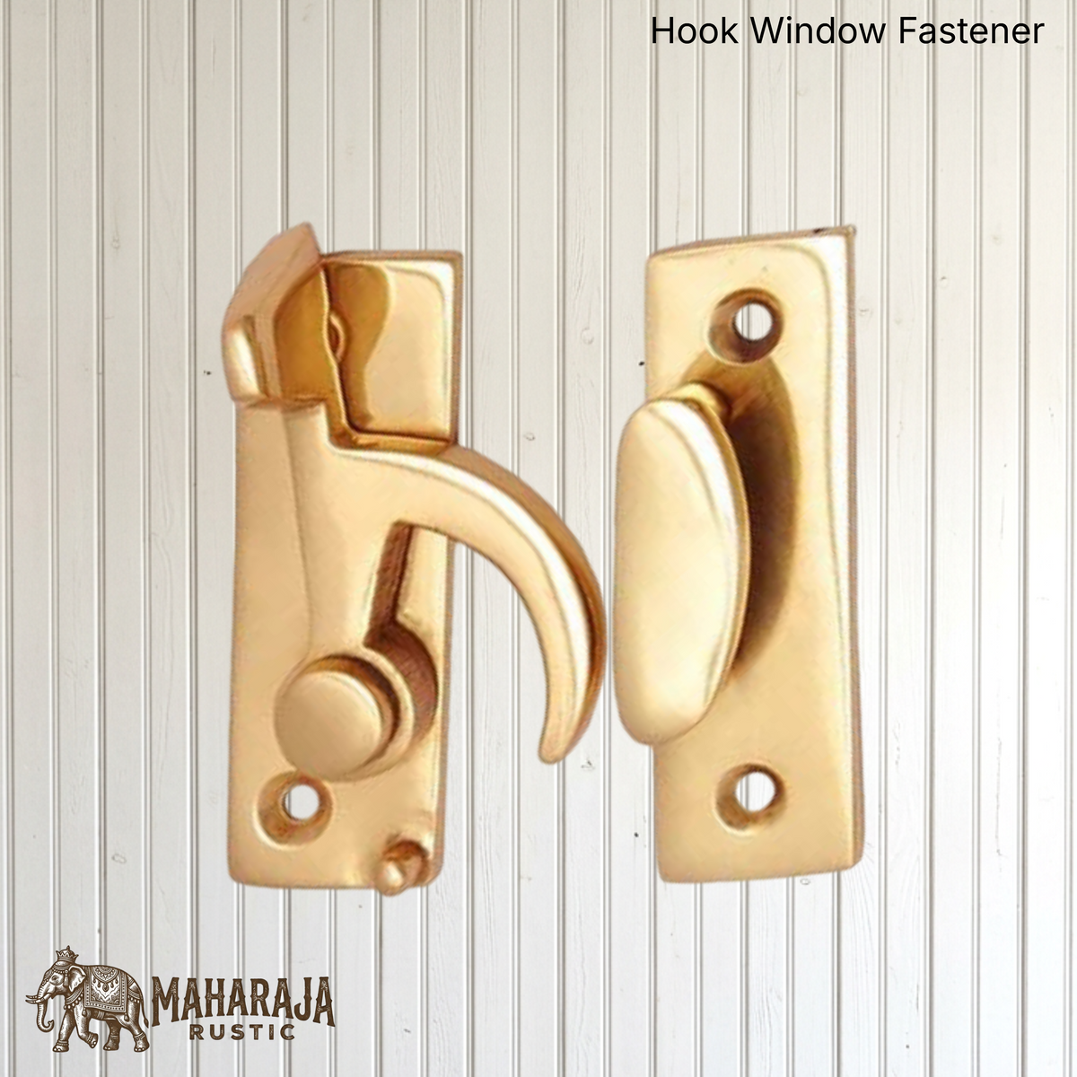 Solid Brass Hook Type window fastener-3 finishes