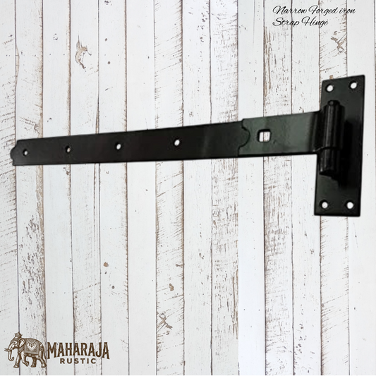 Detachable forged iron strap hinge 625mm long (MAJ-881)