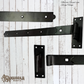 Detachable forged iron strap hinge 625mm long (MAJ-881)