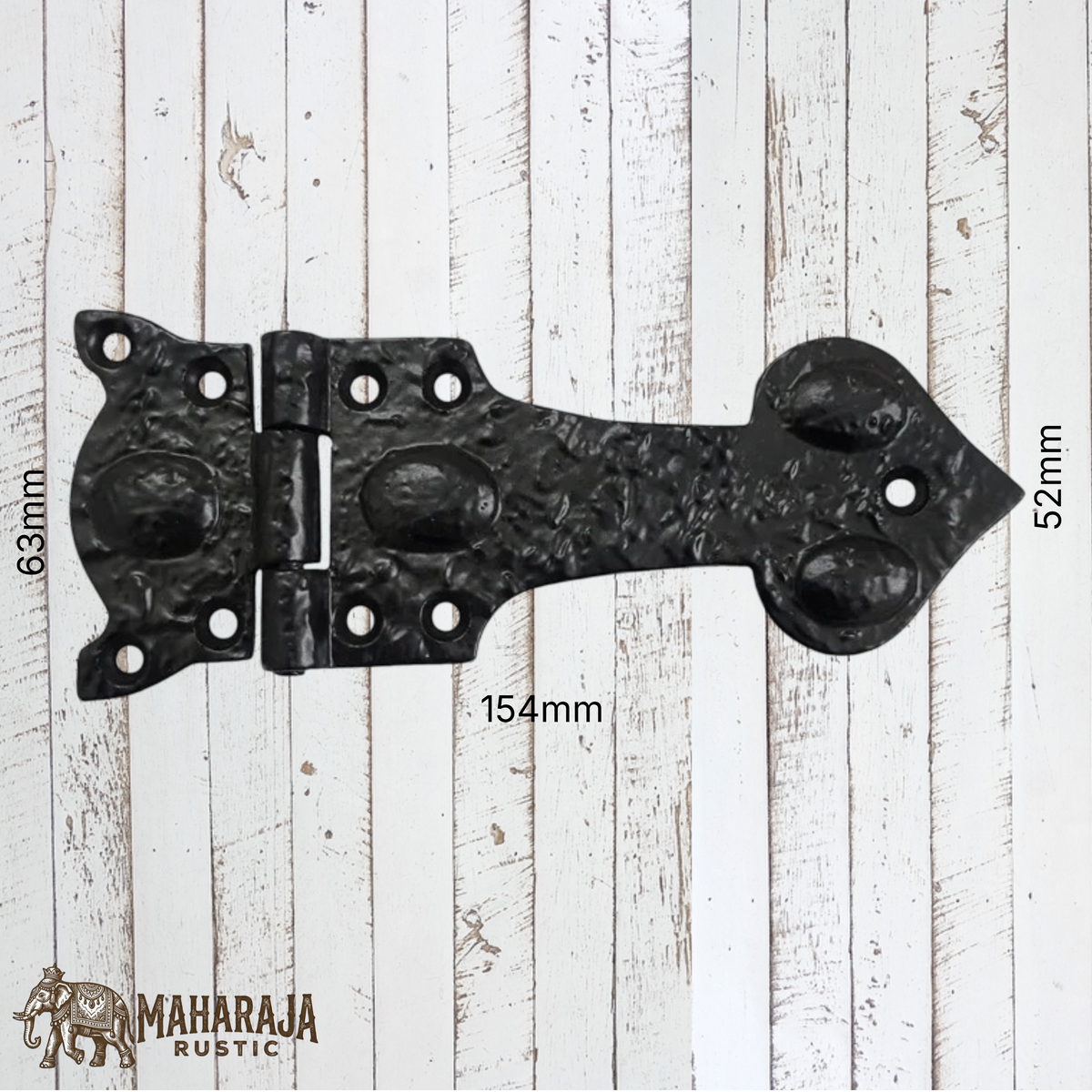 Cast Iron Dimple /spear Hinge 155mm x63mm