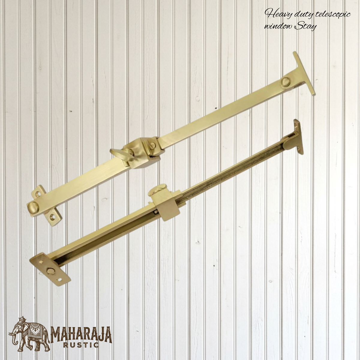 Heavy Duty solid brass telescopic casement window stay 179mm-305mm(5 finishes)
