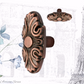 Artisan Brass Oval Antique Copper Cabinet knob 61mm x 29mm