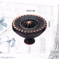 Artisan Brass Beaded Antique Copper Cabinet knob  31mm dia