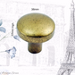 Artisan Distressed Silicon Bronze large cabinet knob 37mm dia