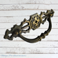 Recycled Rubbed brass prestige Drawer Pull 180mm long