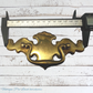 recycled Vintage Large Keeler Brass swing handle 138mm longx80mm