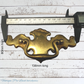 recycled Vintage Large Keeler Brass swing handle 138mm longx80mm