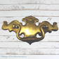 recycled Vintage Large Keeler Brass swing handle 138mm longx80mm