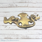Antique Chippendale style brass Swing bail cabinet handle