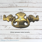 Antique Chippendale style brass Swing bail cabinet handle