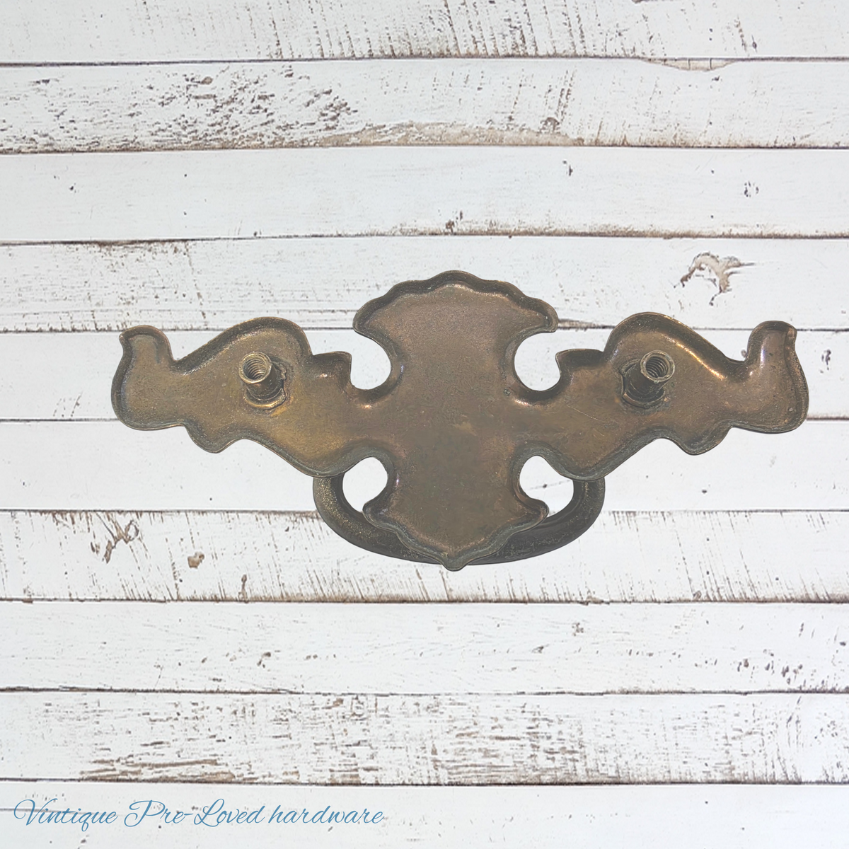 Antique Chippendale style brass Swing bail cabinet handle