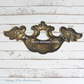 Antique Tudor hardware NZ sheet brass Swing bail cabinet handle 160mm long