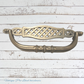 Antique Tudor hardware NZ alloy fixed bail cabinet handle-pre loved