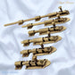 Aged Brass sliding Barrel Bolt long Bolt  7 sizes 100mm To 630mm