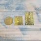 Ornate Craft Gold Small Box Hinge -2 sizes (25mm & 36mm)