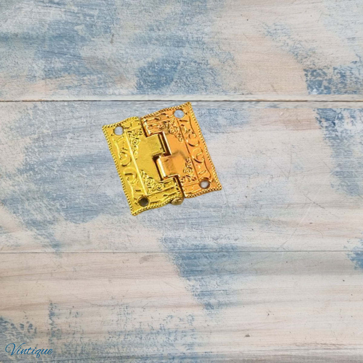 Ornate Craft Gold Small Box Hinge -2 sizes (25mm & 36mm)