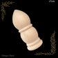 Delhi carved Wooden finial -150mm x 60mm