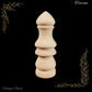Tzarina carved Wooden finial -150mm x 55mm