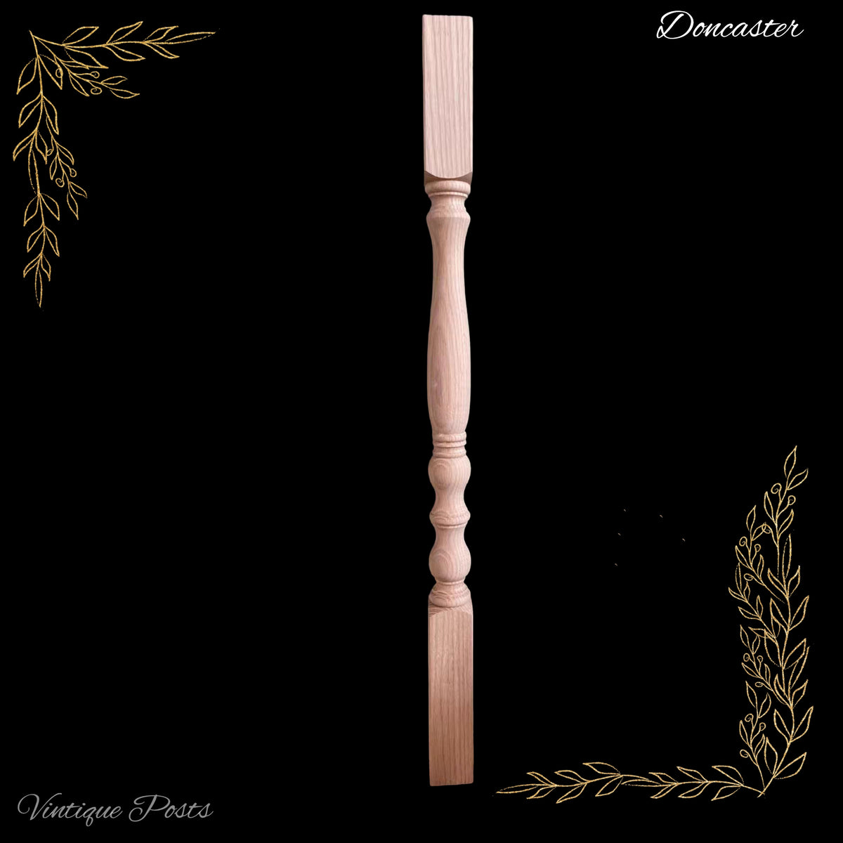 Doncaster wooden(Red Oak) Ballustrade post 1100mm L x 90mm x 90mm