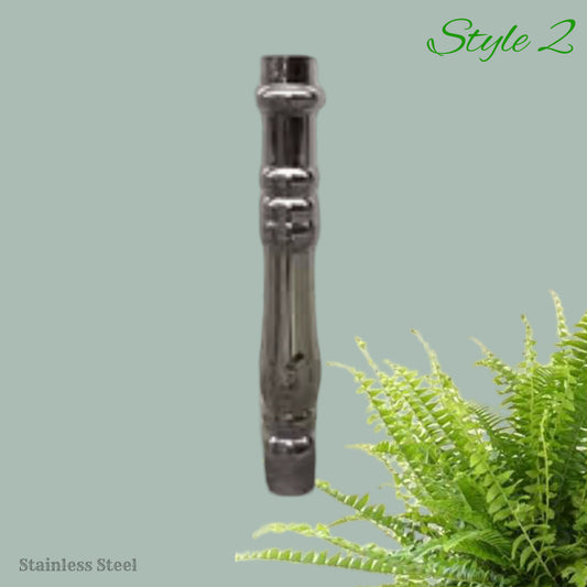 304 Stainless Steel Fence / Railing Post 600mm x 70mm Dia (Style 2)