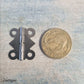 Atq Silver Elizabeth Jewelry box hinge -3 sizes