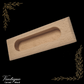 Concealed Cavity Rectangle wooden door Handle 120mm x 40mm