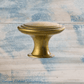 Ringed Alloy Antique Gold finish 29mm Drawer or Cabinet Knob - Vintique Concepts