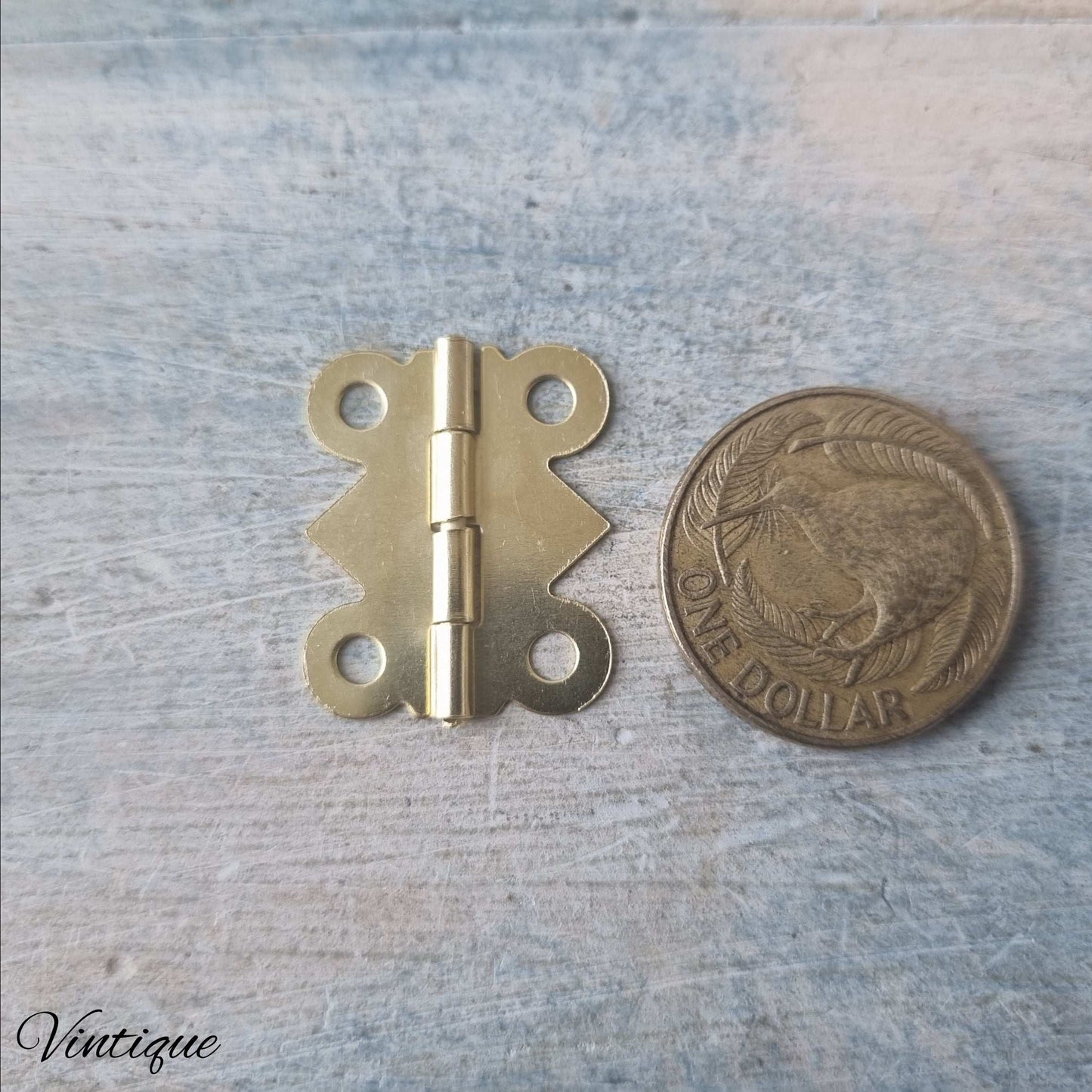 Atq Gold Elizabeth Jewelry box hinge -3 sizes