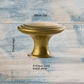 Ringed Alloy Antique Gold finish 29mm Drawer or Cabinet Knob - Vintique Concepts