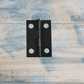 Small Black finish Butt Hinge 25mm x 16mm - square Corner - Vintique Concepts