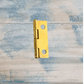 Small Gold finish Butt Hinge 25mm x 16mm - square Corner - Vintique Concepts
