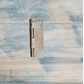 Small Silver finish Butt Hinge 25mm x 16mm - square Corner - Vintique Concepts