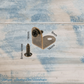 Itsy Bitsy Bronze corner bracket / support 14mm x 14mm x 9mm - Vintique Concepts